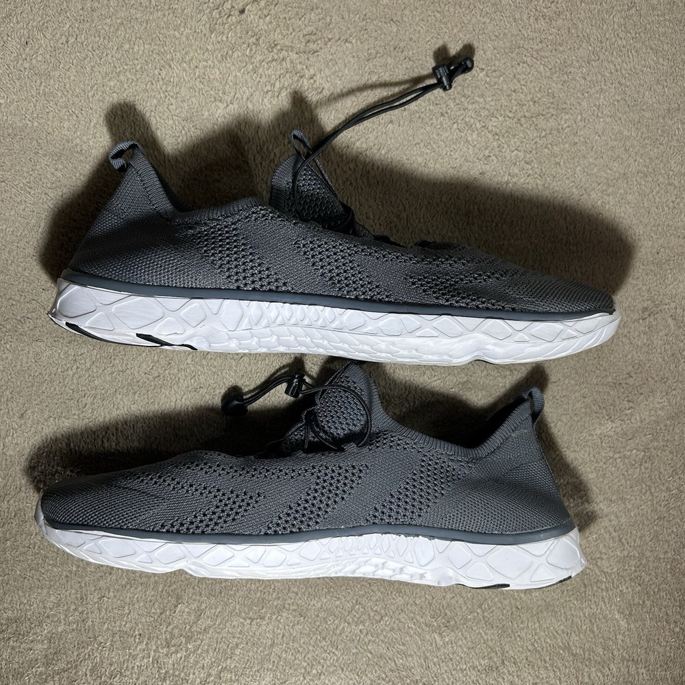 DLGJPA Men's Grey Slip-On Water Shoes Lightweight Quick Dry Size 11 EU 45